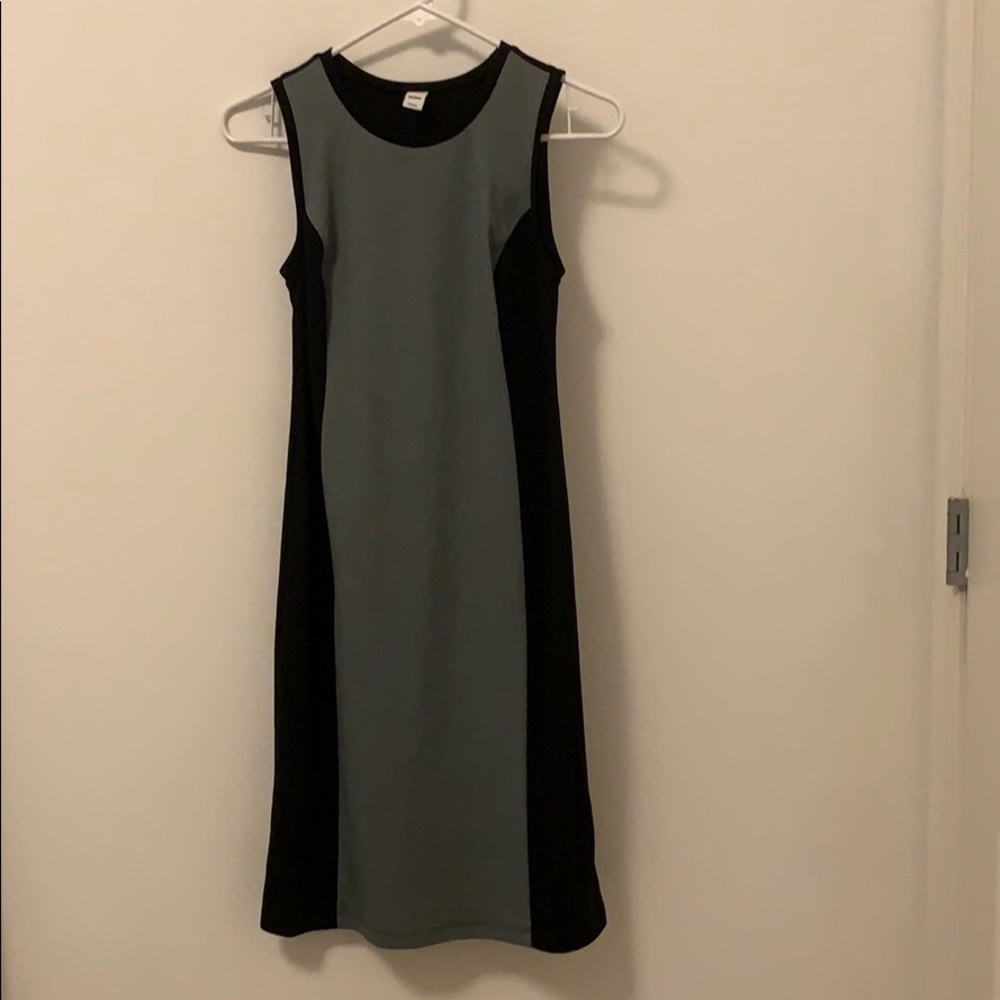 Old Navy Black/Grey Pencil Dress